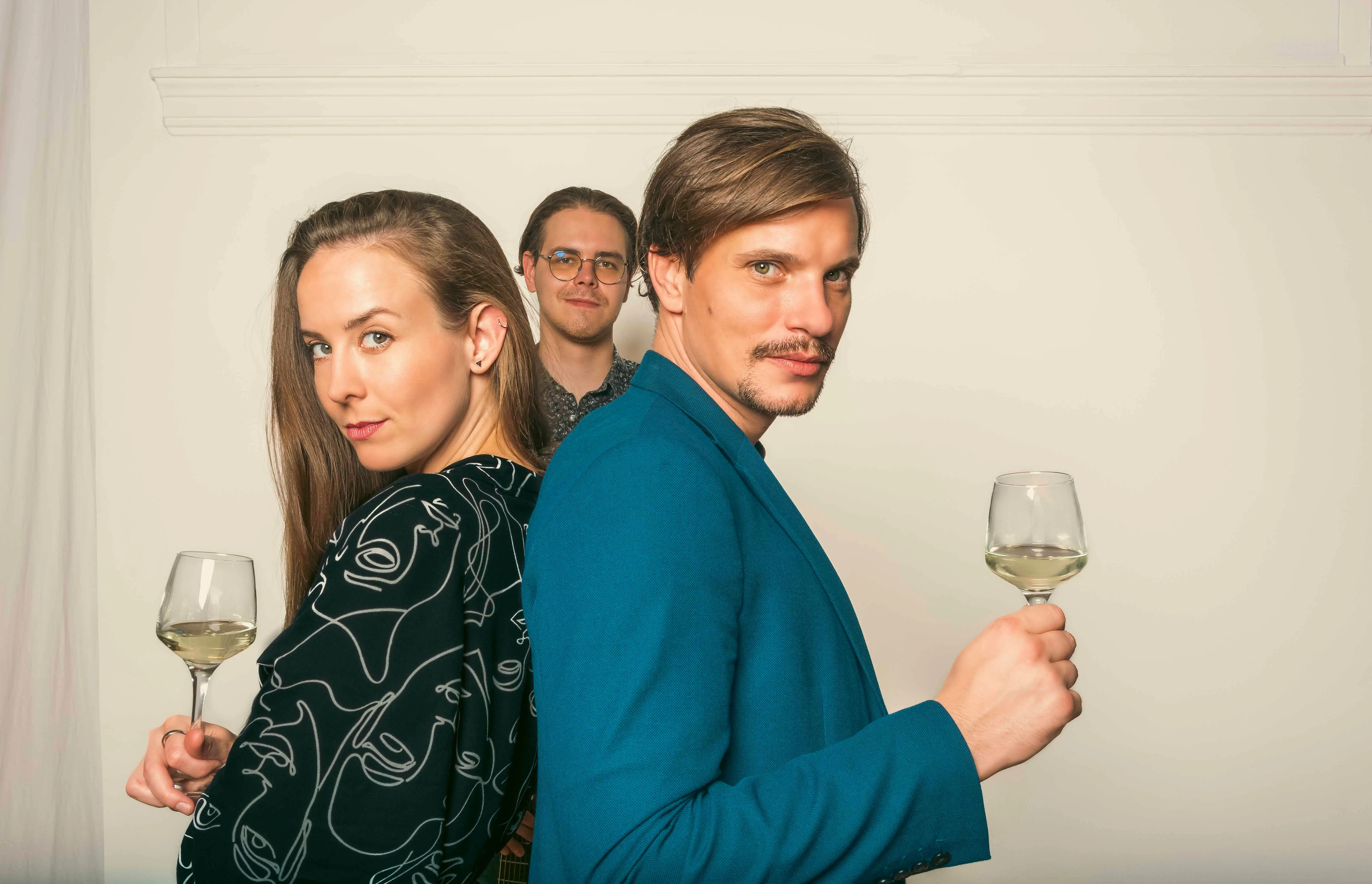 Fiú, Leány, Bor — jelenet az előadásból